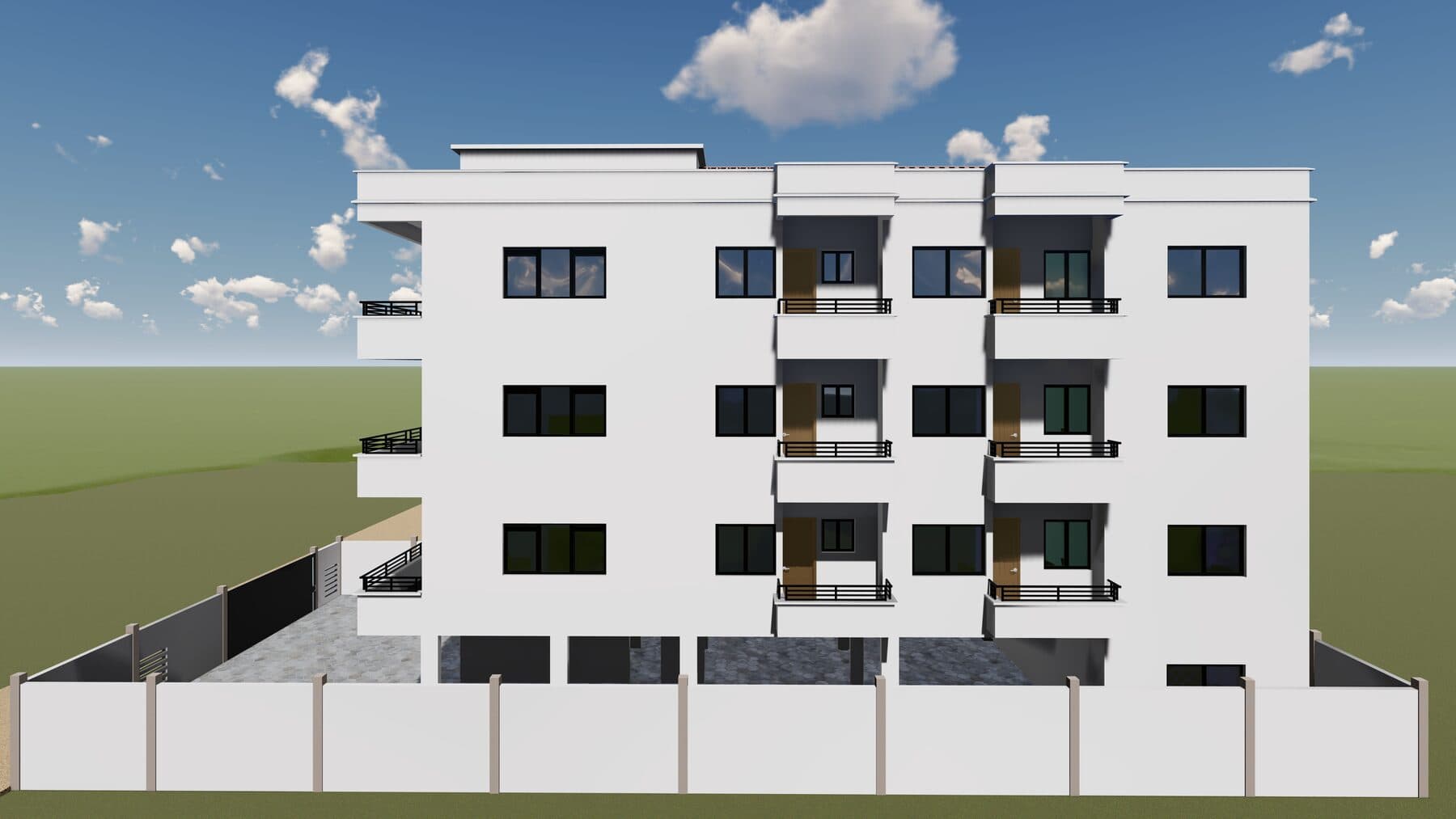 Immeuble R+3 — vue 4
